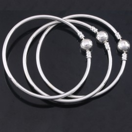 BAOPON 5Pcs/Lot Silver Plated Charm Bracelet for Women DIY Fne Bracelet amp; Bangle Jewelry