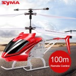 SYMA S39 2.4GHz 3CH RC Helicopter with Gyro Led Flashing Alloy Aluminum Anti-Shock Remote Control Toy Kids Gift Present