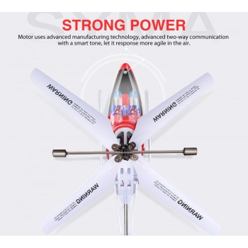 SYMA S39 2.4GHz 3CH RC Helicopter with Gyro Led Flashing Alloy Aluminum Anti-Shock Remote Control Toy Kids Gift Present