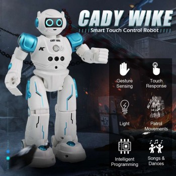 LEORY Intelligent RC Humanoid Gesture Robot For Children Birthday Christmas Gift Programming Remote Control Robotica Toy Sing