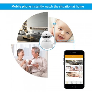 Robot IP WIFI Camera Easy Use Wireless WI-FI 720P HD CCTV Home Security Camera With Remote Surveillance