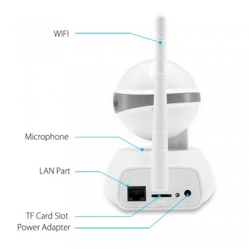 Robot IP WIFI Camera Easy Use Wireless WI-FI 720P HD CCTV Home Security Camera With Remote Surveillance