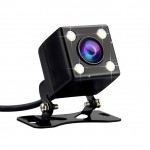 Car Rear View Backup Mini Camera 170 Degree Car Parking Reverse Backup Camera With 4 LED Night Vision IPX67 Waterproof