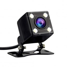 Car Rear View Backup Mini Camera 170 Degree Car Parking Reverse Backup Camera With 4 LED Night Vision IPX67 Waterproof