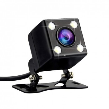 Car Rear View Backup Mini Camera 170 Degree Car Parking Reverse Backup Camera With 4 LED Night Vision IPX67 Waterproof