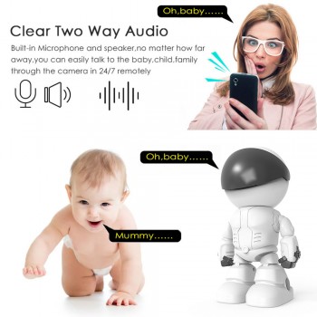 Robot Camera TUYA alexa echo 1080P HD Baby Monitor wifi Two-way Audio Network IP Night Vision Motion Detection SMART home shojzj