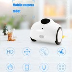 NEW HD Webcam robot  Camera Built in battery WIFI mic speare Support mobile remote control for IOS Android mobile phone