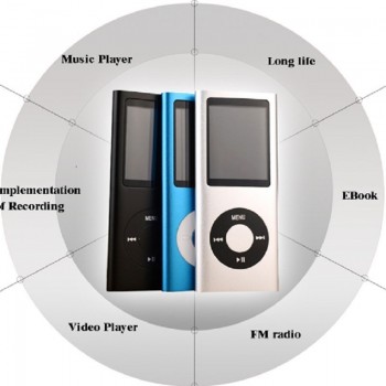 ZHKUBDL 1.8 inch mp3 player 16GB 32GB Music playing with fm radio video player E-book player MP3 with built-in memory