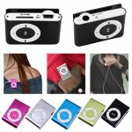 FGHGF cheapest USB metal mini Clip mp3 Player sport portable Music digital TF/SD Card Slot player mp 3 player card running