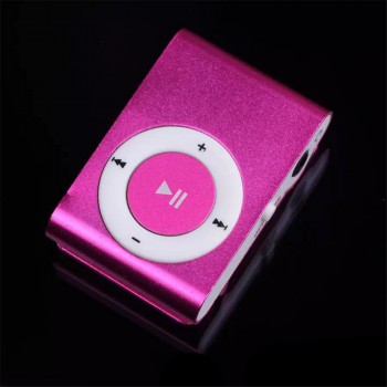 FGHGF cheapest USB metal mini Clip mp3 Player sport portable Music digital TF/SD Card Slot player mp 3 player card running