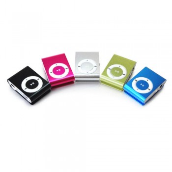 FGHGF cheapest USB metal mini Clip mp3 Player sport portable Music digital TF/SD Card Slot player mp 3 player card running
