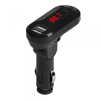 New Bluetooth Car FM Transmitter Modulator Car mp3 Player Wireless Handsfree Music with USB interface Car USB TF SD Remote 11.8