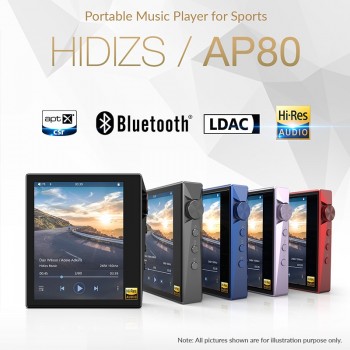 Hidizs AP80 Hi-Res ES9218P Bluetooth HIFI Music MP3 Player LDAC USB DAC DSD 64/128 FM Radio HibyLink FALC DAP