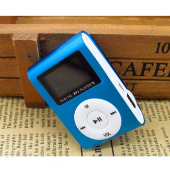 LCD Screen Portable MP3 Player Mini Clip MP3 Player with Micro TF/SD Card Slot sport mp3 Music players + Earphone + USB Cable