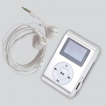 LCD Screen Portable MP3 Player Mini Clip MP3 Player with Micro TF/SD Card Slot sport mp3 Music players + Earphone + USB Cable