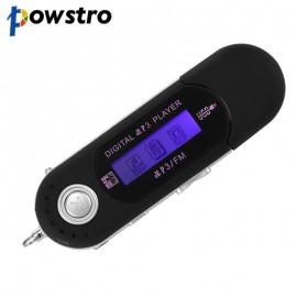 Portable Mini MP3 LCD Display Digital USB Stick Music MP3 Player Support TF Capacity Max 32G FM Radio Support for Dropshipping