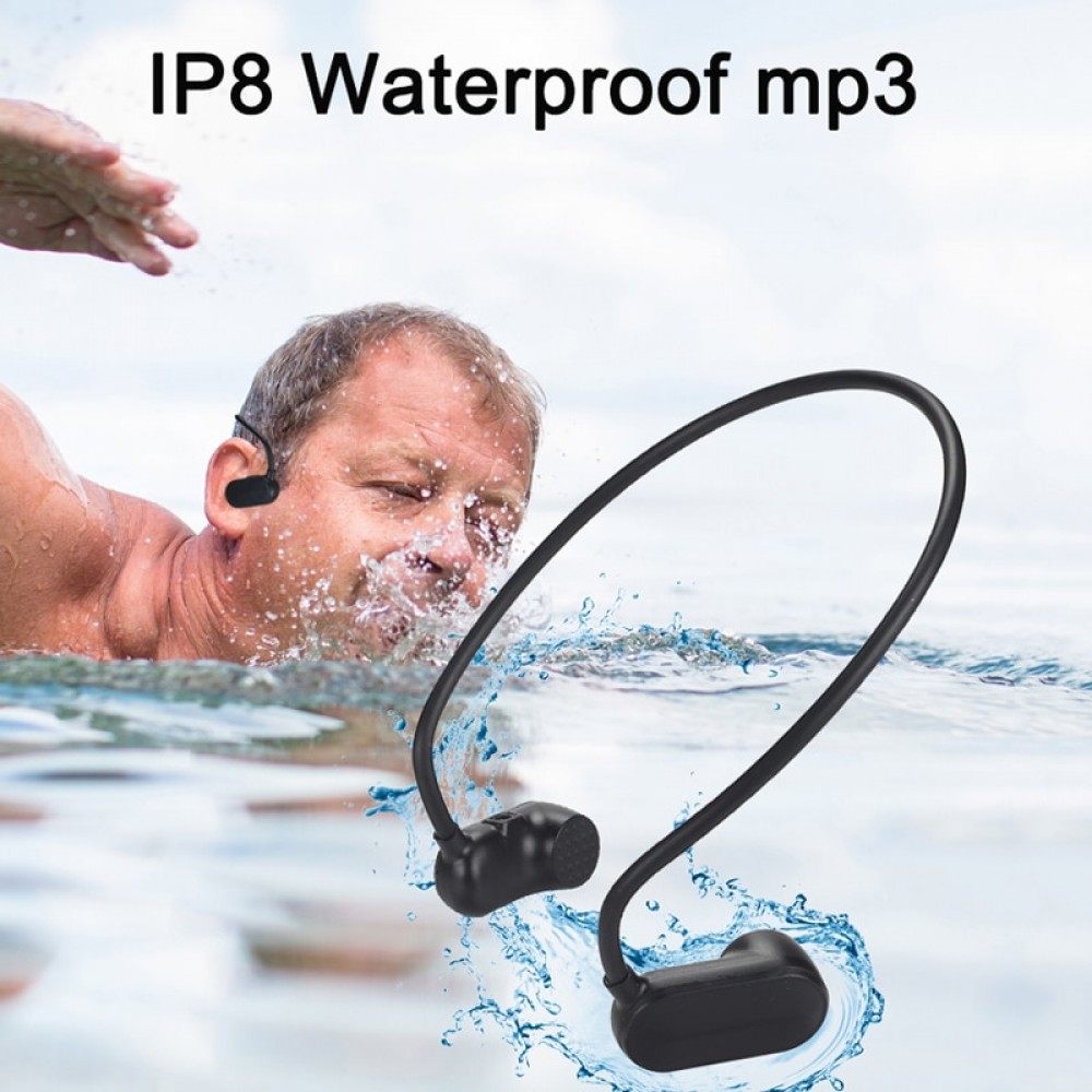 Tiandirenhe V31 Bone Conduction HIFI MP3 Player APT-X + IP8 Waterproof Swimming Outdoor Sport Earphone with USB MP3 Music Player