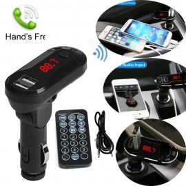 Bluetooth Car Kit MP3 Player Wireless FM Transmitter MP3 Player Handsfree Car Kit USB TF SD Remote