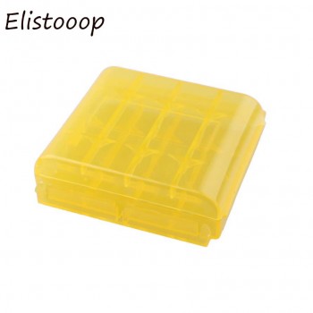 Elistooop Plastic Case Holder Storage Box Cover for 10440 14500 AA AAA Battery Box Container Bag Case Organizer Box Case