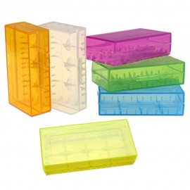 18650 CR123A 16340 Battery Case Holder Box Storage Color Optional Blue/Purple/White/Green/Yellow/Orange