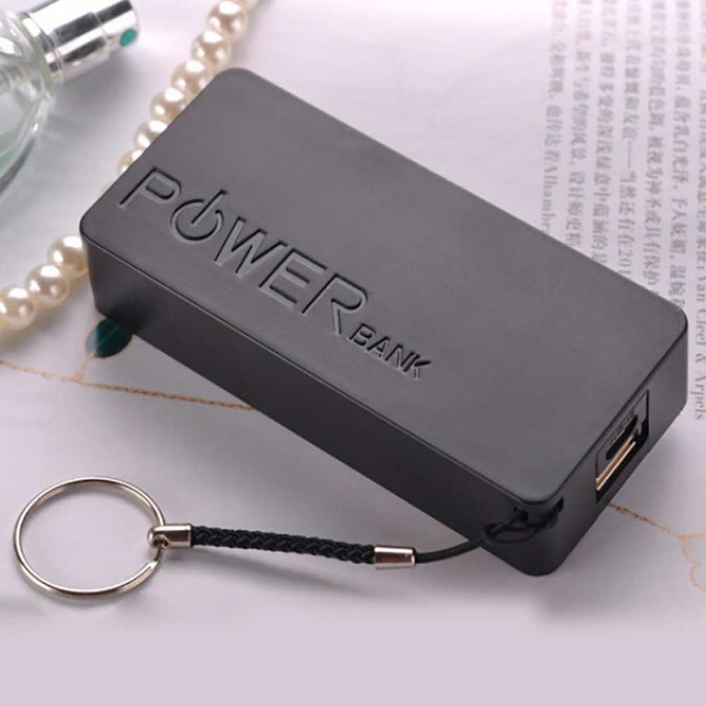 Without Rope Candy Color 5600mAh 2X 18650 USB Power Bank Fashion Battery Charger Case DIY Box For iPhone Sumsang