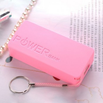 Without Rope Candy Color 5600mAh 2X 18650 USB Power Bank Fashion Battery Charger Case DIY Box For iPhone Sumsang
