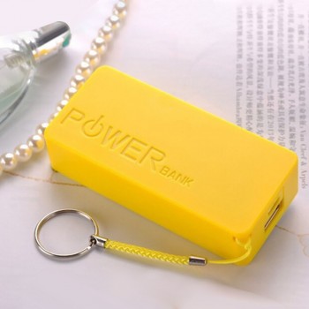 Without Rope Candy Color 5600mAh 2X 18650 USB Power Bank Fashion Battery Charger Case DIY Box For iPhone Sumsang