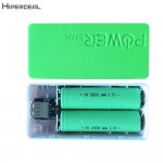 5600mAh 2X 18650 USB Power Bank Battery Charger Case DIY Box For iPhone For Smart Phone MP3 Electronic Mobile Charging QIY25 D3S