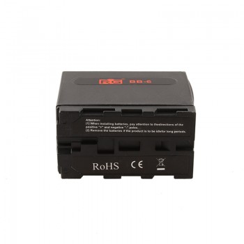BB-6 6pcs AA Battery Case Pack Battery Holder Power as NP-F NP-970 Series Battery for LED Video Light Panel / Monitor