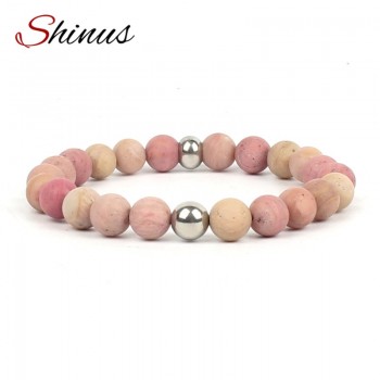Shinus Bracelet Chakra Bracelet Natural Stones Bracelets Boho Meditation Jewelry Men Women Gifts Beads Strand Yoga Beaded Energy