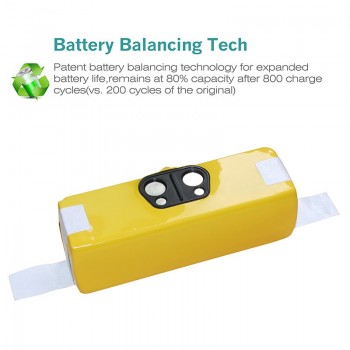 bonacell 14.4V 3800mAh Ni-MH Battery for iRobot Roomba 500 510 530 550 560 600 760 610 770 620 630 570 580 550 540 800