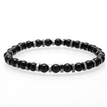 Mcllroy 6mm Natural Stone Bracelet/men/women fashion handmade beads bracelets male stainless steel accessories man jewelry homme