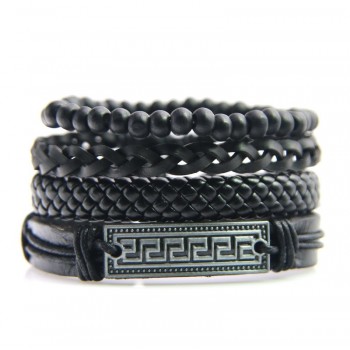 New Fashion Accessory Anchor Bead Adjustable Leather Bracelets amp; bangles for Women Multilayer Wristband Bracelet Men pulseira