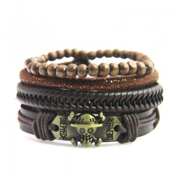 New Fashion Accessory Anchor Bead Adjustable Leather Bracelets amp; bangles for Women Multilayer Wristband Bracelet Men pulseira
