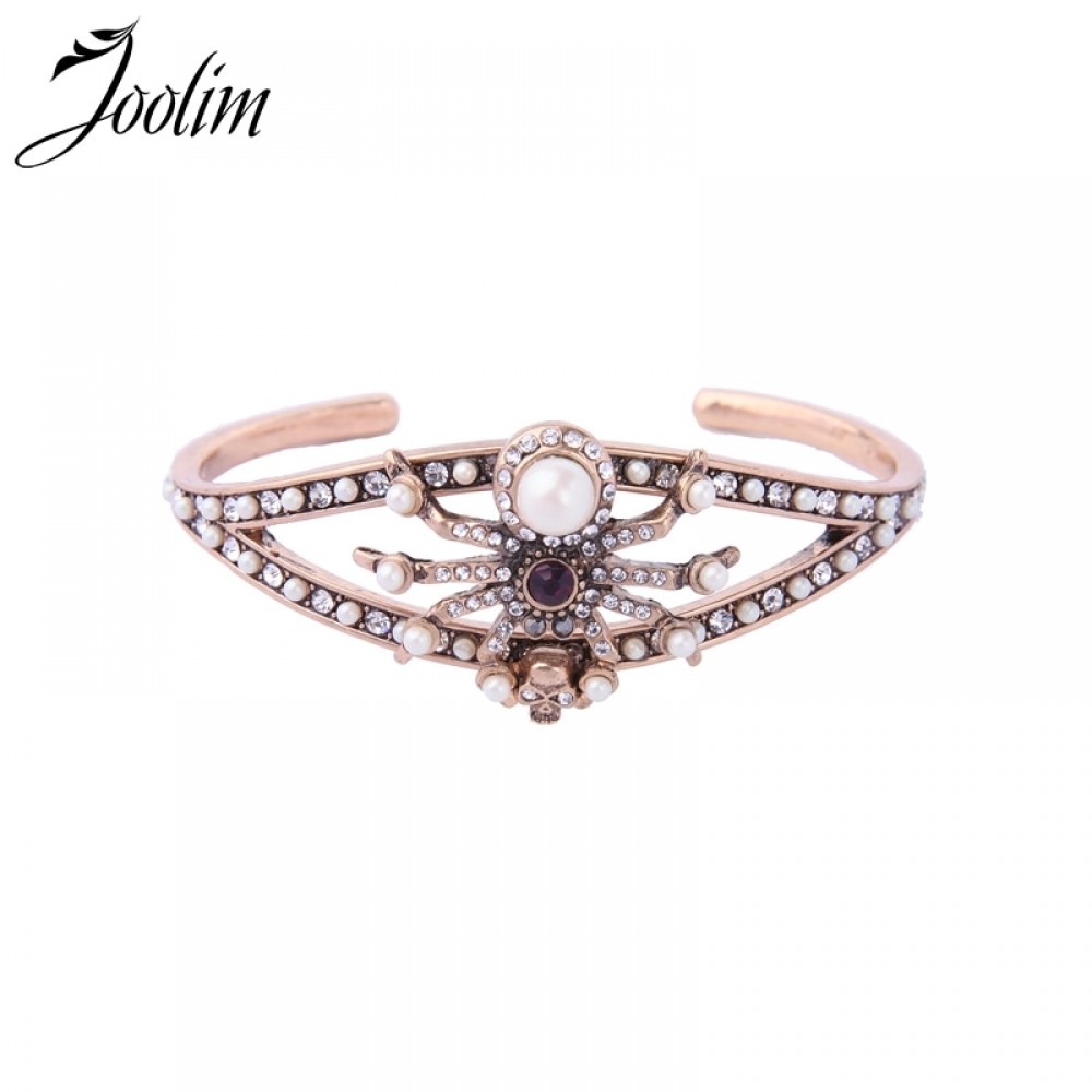 Joolim Statement Pearl Spider Cuff Bracelet Bold Bracelet