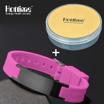 Power Energy Wristbands Balance Ion Magnetic Therapy Fashion Silicone Bands Bracelets Therapy Body Keep Your Healty Healing Pain