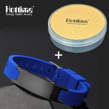 Power Energy Wristbands Balance Ion Magnetic Therapy Fashion Silicone Bands Bracelets Therapy Body Keep Your Healty Healing Pain