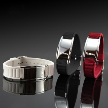 Hottime 2000 Ions Titanium Germanium Wristband Bracelet Balance Energy Balance Human Body