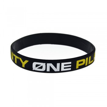 OneBandaHouse 1PC Twenty One Pilots Silicone Wristband Black Fashion Music Bracelet