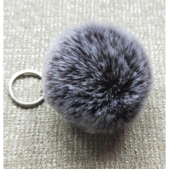 8cm Faux Rabbit Fur Ball Keychain Fur Pom Pom Keychains Llaveros Portachiavi Fluffy Keychain Porte Clef Porte Clef Pompom De