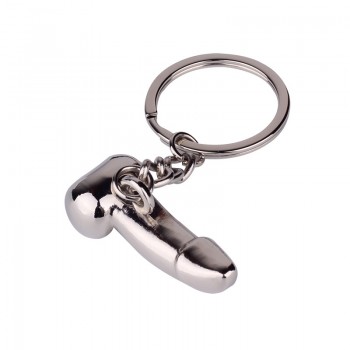 SHUANGR fashion Male Genitalia Key Chain Lovers Metal Sexy Dick Penis Keyring Keychains Woman Man Cock Car Key Ring Holder