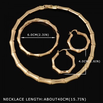 2018 HOT dubai Filled Women Party Jewelry Set Women Wedding Necklace Bracelet Earring Ring African Beads Jewelry Set