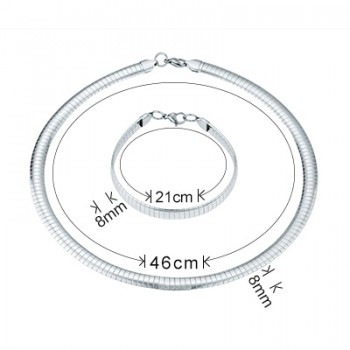 Joyas de Acero Inoxidable Woman Surgical Jewellery Sets in China Gold Costume Chain 316l Stainless Steel Jewelry Necklace Set