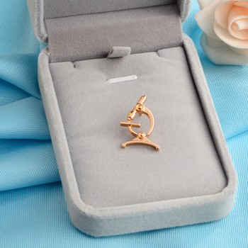 Crystal uterus microscope Gold Silver jewelry Medical brooches Collection scalpel stomach tooth pins for Doctor friend