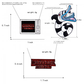 Beetlejuice ! Reptile Snake Strange Thing FR2 White Rabbits Coffee Cup Cat La Can Drink Animal Hard Enamel Brooches Pin