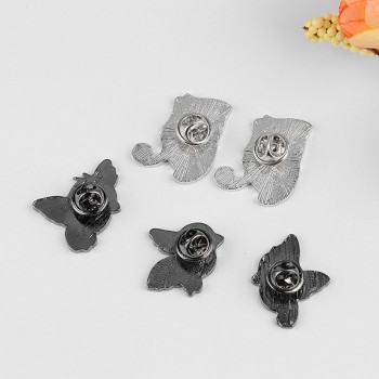 Fashion Cute Blue Bird Branch Pins Alloy Birds Brooches Enamel Jacket Pin Buckle Shirt Badge Brooch Gift For Boy Girl