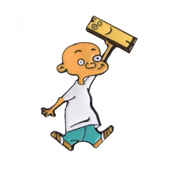 Jonny and Plank Enamel Pin Anime EEnE badge brooch Lapel pin Denim Shirt Collar Childhood Cartoon Jewelry Gift for friends