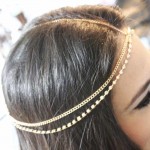 Classic Multilayer chain crystal tassels drop female with accessory head helmet forehead hair chain jewelry