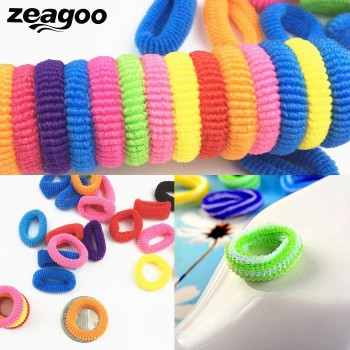 Girls Children Scrunchie Ponytail Band Ropes Elastic Tie Multicolor Holders Hair