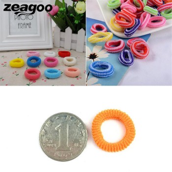 Girls Children Scrunchie Ponytail Band Ropes Elastic Tie Multicolor Holders Hair